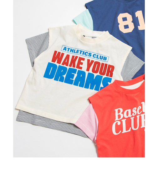 WEB限定  2PセットボーダーTシャツ