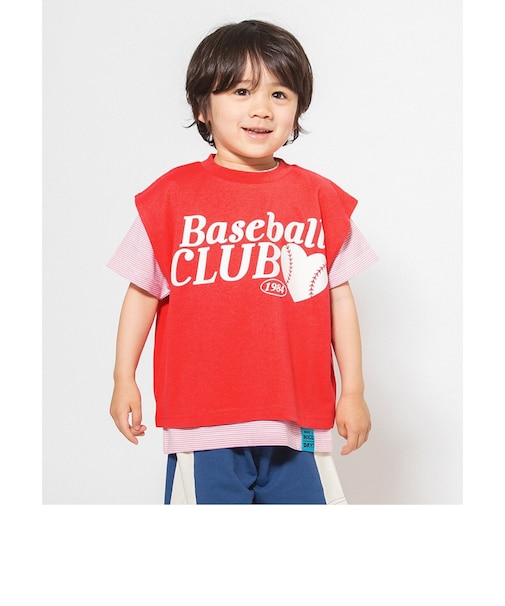 WEB限定  2PセットボーダーTシャツ