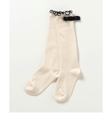 後ろリボンハイソックス