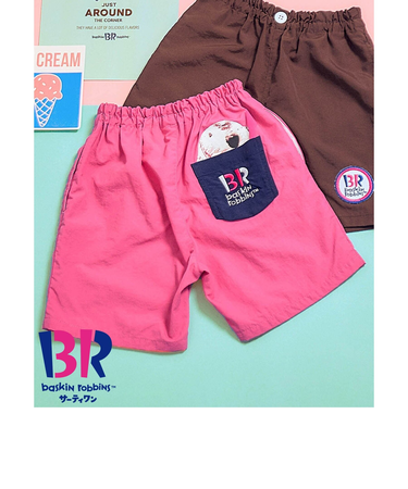 サーティワン 水陸両用ハーフパンツ  4分丈