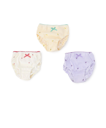 ３つセットショーツ フルーツ柄