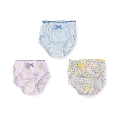 ３つセットショーツ 花柄