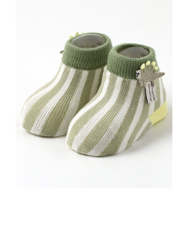 モチーフ刺繍ベビーソックス