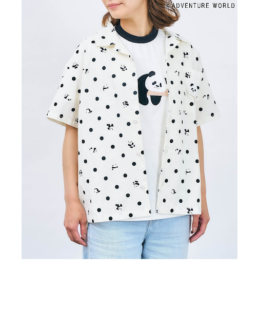 【リンク】アドベンチャーワールド開襟シャツ_おとな