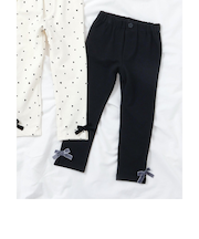 裾リボン/7days Style pants  10分丈