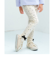 裾リボン/7days Style pants  10分丈