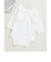 丸襟ボディースーツ