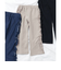 サイドフリルストレート/7days Style pants  10分丈