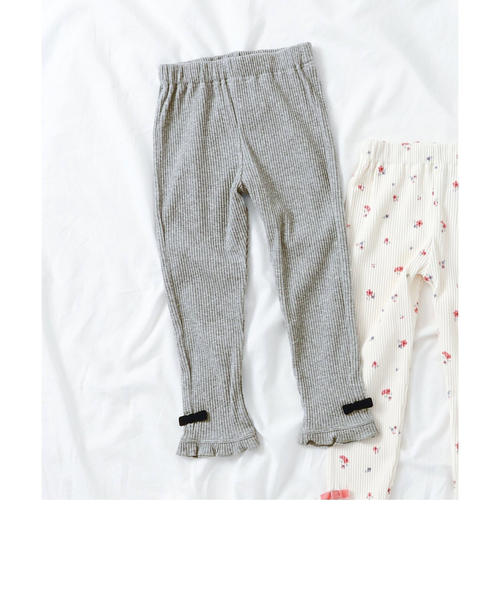 裾フリルレギンス/7days Style pants 10分丈｜エフオー