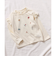 WEB限定 肩フリル フラワーモチーフTシャツ