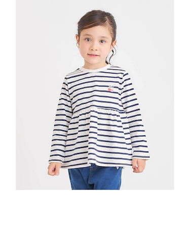 ペプラムフレアTシャツ/7days Style