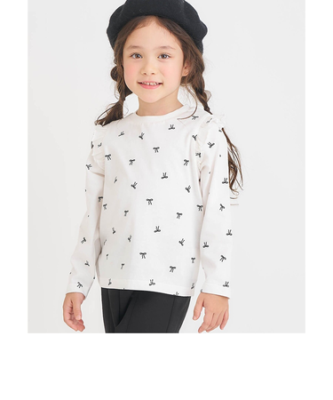 WEB限定 肩フリルTシャツ/7days Style