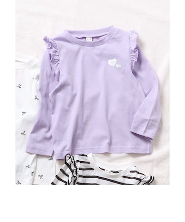 WEB限定 肩フリルTシャツ/7days Style