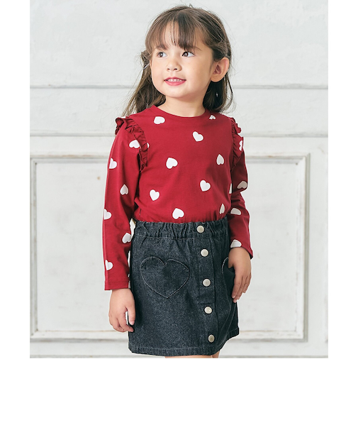 WEB限定 肩フリルTシャツ/7days Style