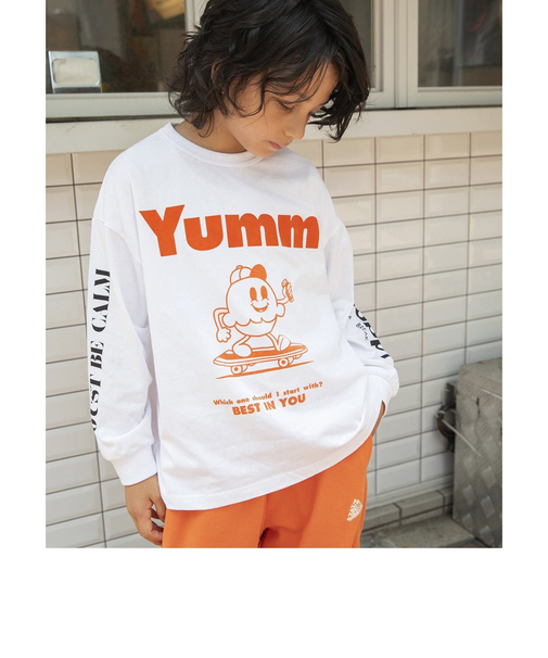 B NEWJACK スリーブグラフィックロンＴ