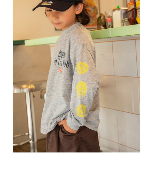 B NEWJACK スリーブグラフィックロンＴ