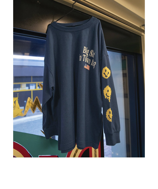 B NEWJACK スリーブグラフィックロンＴ