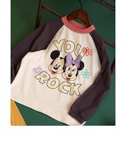 【リンク】ディズニーキャラクター/ラグランTシャツ