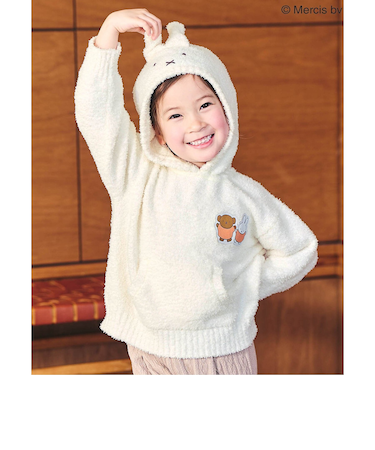 【miffy】マシュマロニットパーカー