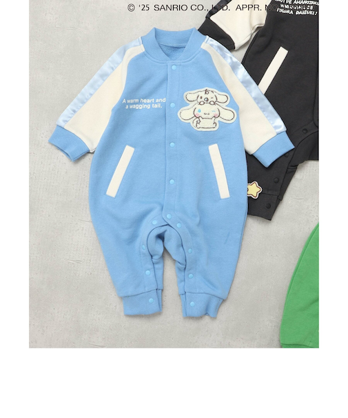 【リンク】サンリオキャラクターズ/スカジャン風カバーオール