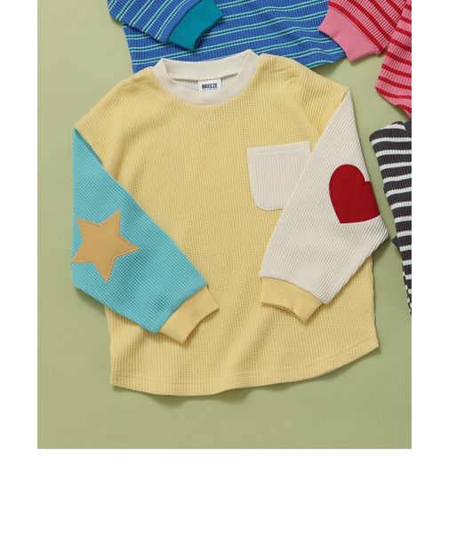 【リンク】いろいろパッチワッフルロンT