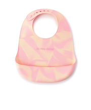 マーブルシリコンビブ