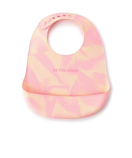 マーブルシリコンビブ