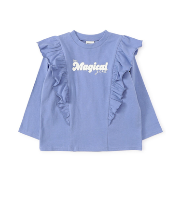 WEB限定 フリル長袖Tシャツ