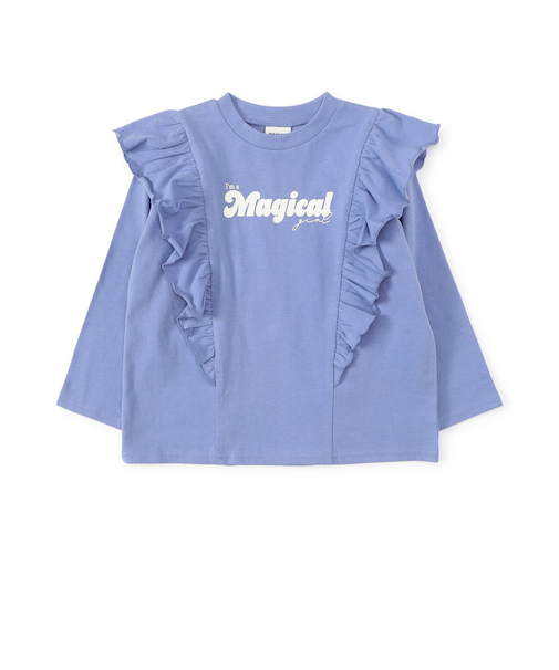 WEB限定 フリル長袖Tシャツ