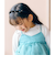 リボン付きベロアカチューシャ