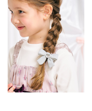リボンヘアピン