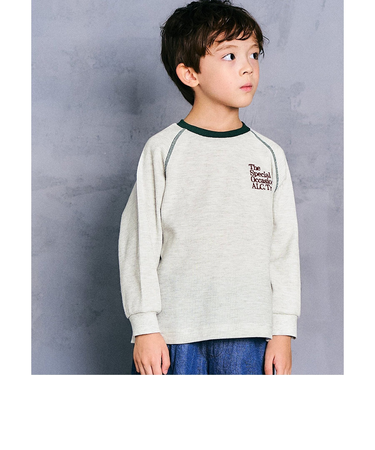 ワンポイントロゴワッフルTシャツ