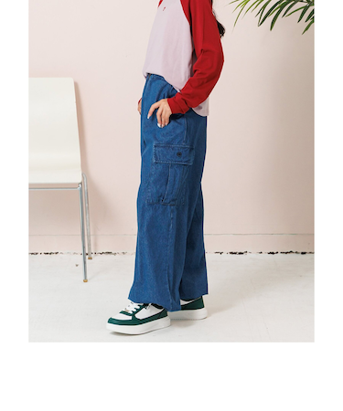 フロントネームカーゴパンツ