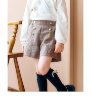 ハートポケットショートパンツ  ショート丈