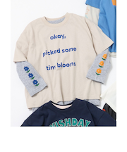 【2Pセット】3way袖プリントTシャツ