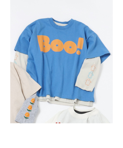 【2Pセット】3way袖プリントTシャツ