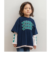 【2Pセット】3way袖プリントTシャツ