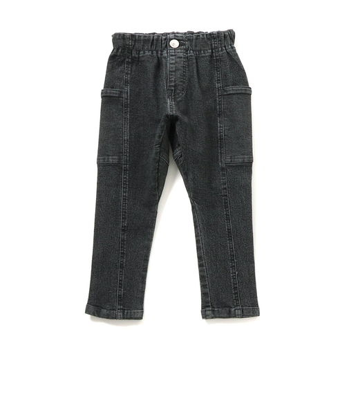 らくらくストレッチサイドポケットパンツ  10分丈