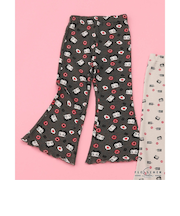 【Betty Boop(TM)】ワッフルフレアパンツ
