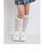 星総柄シアーハイソックス