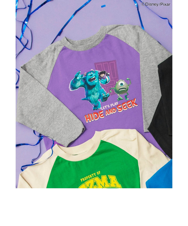 【リンク】『モンスターズ・インク』『モンスターズ・ユニバーシティ』/Tシャツ