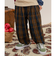 ワイドタックパンツ  10分丈