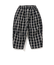 ワイドタックパンツ  10分丈