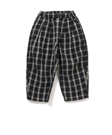 ワイドタックパンツ  10分丈