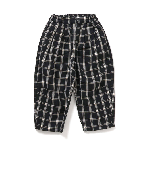 ワイドタックパンツ  10分丈