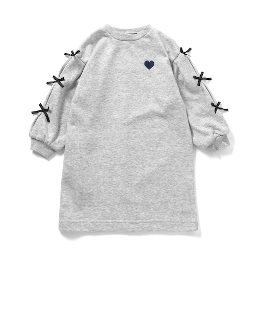 WEB限定 袖リボンワンピース