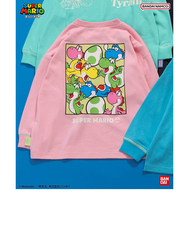スーパーマリオ　ボックスTシャツ
