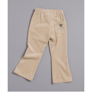 【あったか素材】DAISUKI カットコールフレアパンツ  10分丈