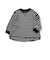 配色ステッチビッグシルエットワッフルTシャツ