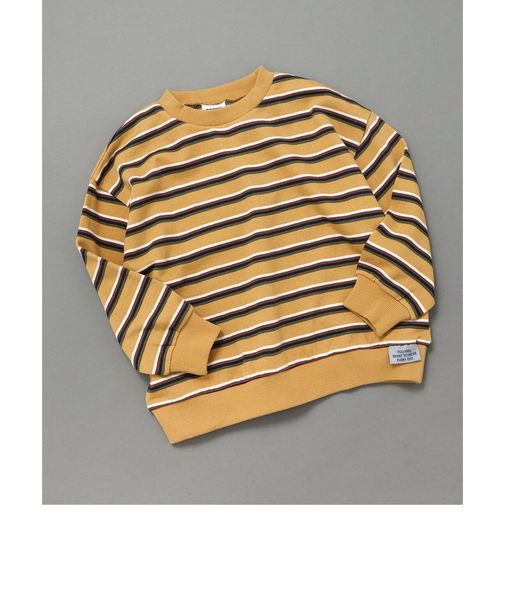 WEB限定 無地ボーダートレーナー